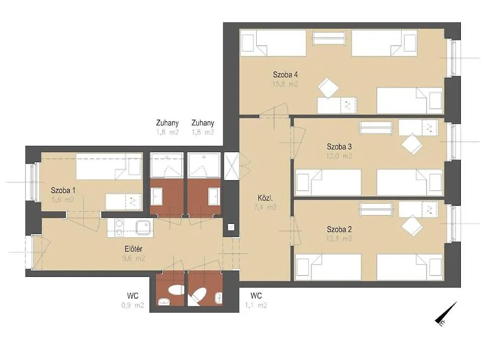 Apartment Lovely Flat In The Heart Of Budapest Hungary